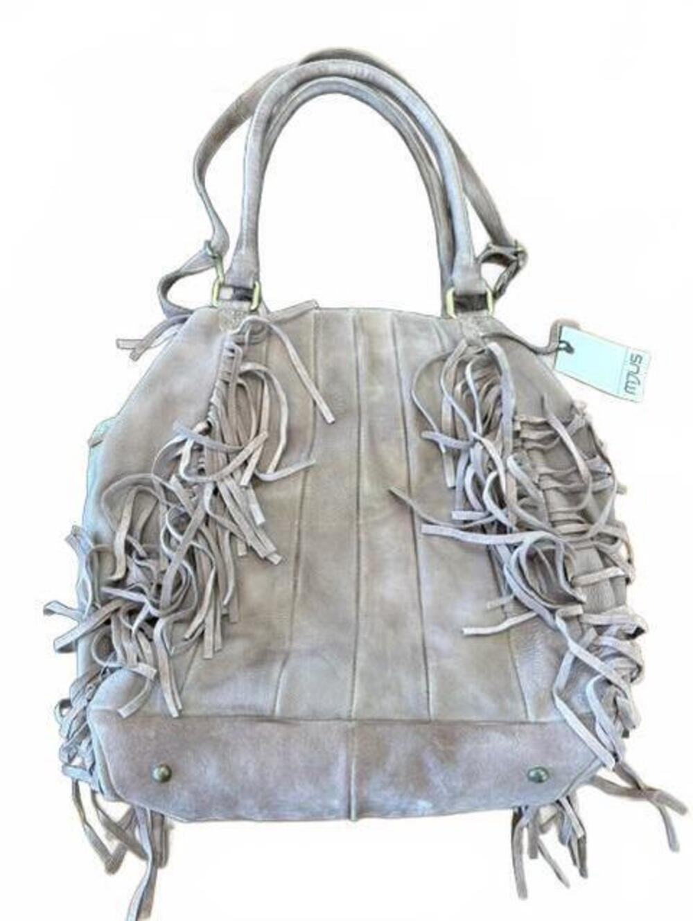 NWT New Mjus Side Fringe Handbag Sundance Catalop Frontier Belle Bad